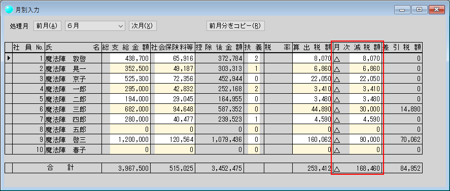 魔法陣》法定調書・年末調整 令和５年改訂版Ver2.0の変更点｜Ｑ＆Ａ｜税務会計ソフト魔法陣